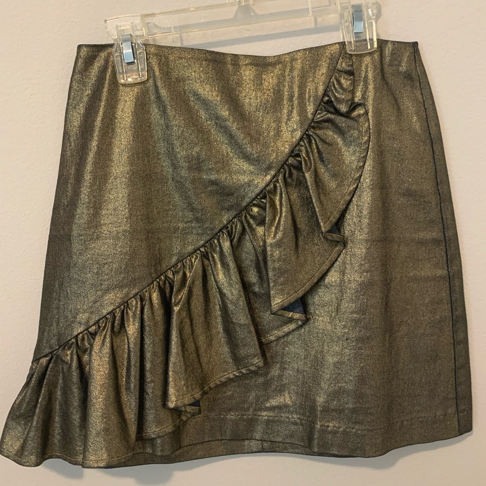 Gianni Bini Gold Skirt